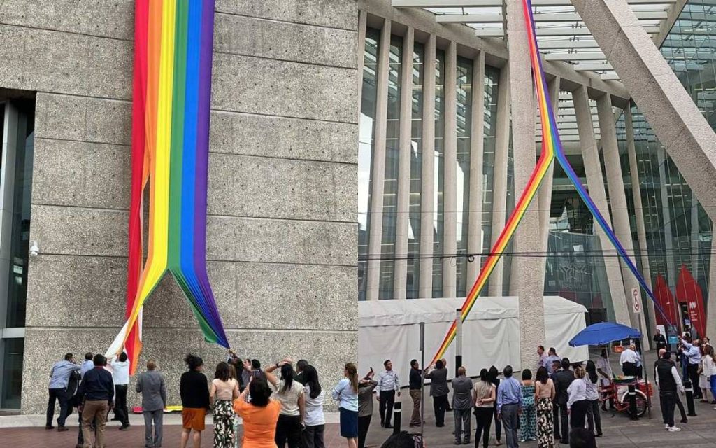 Rompen banderas LGBTIQ+ en oficinas del Infonavit - El Heraldo de Chiapas