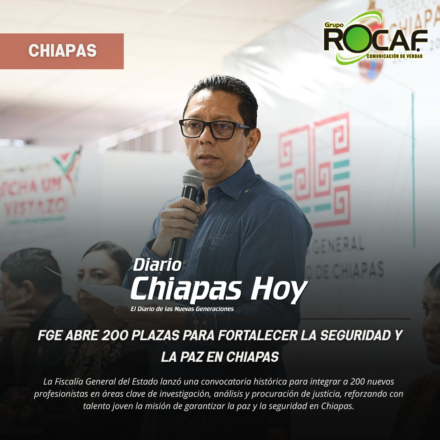 #FGE se fortalece con profesionistas que se suman a la misión de garantizar la paz: Fiscal General.