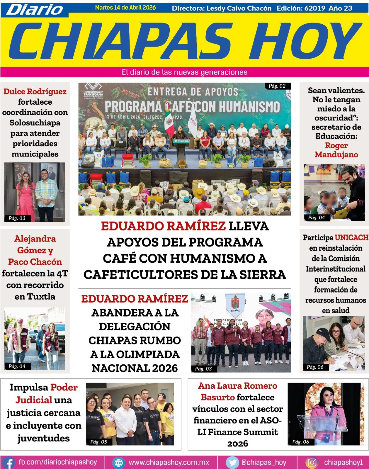 portada chiapas hoy 1404