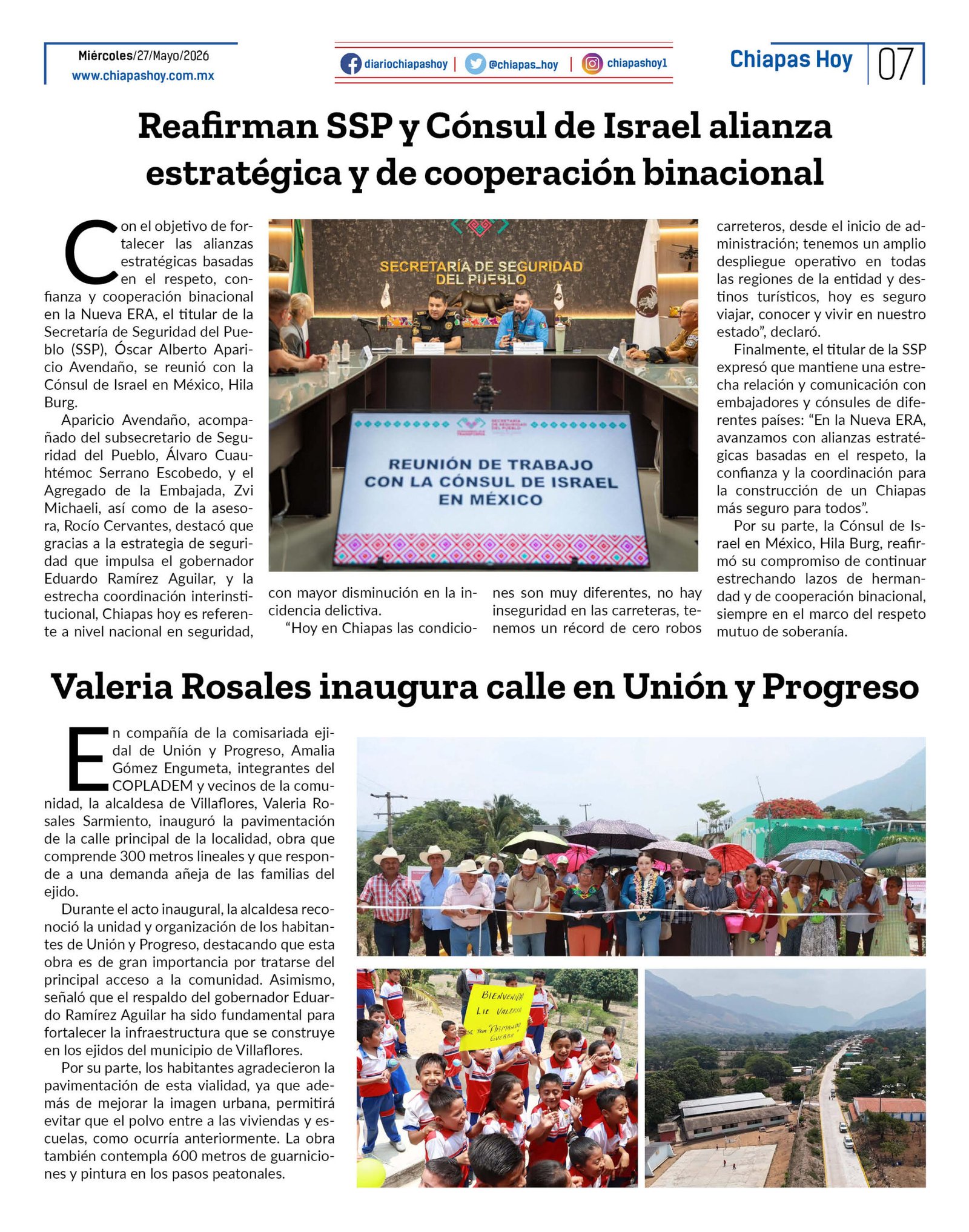 CHIAPAS HOY 27 DE MAYO 20267