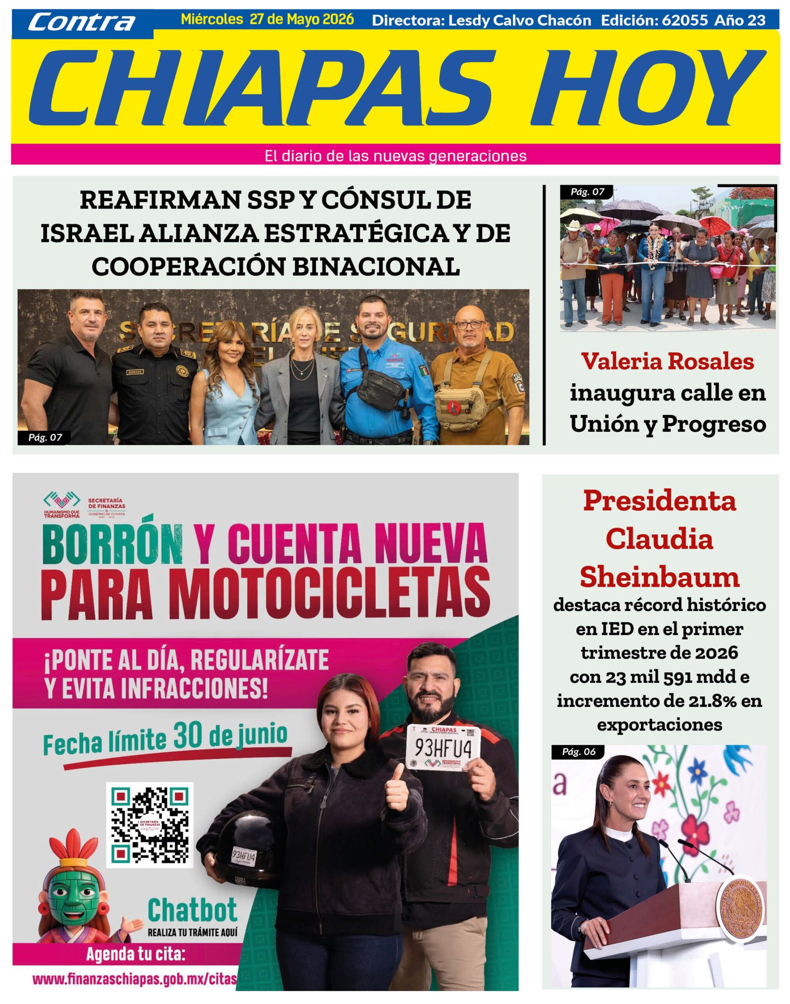 CHIAPAS HOY 27 DE MAYO 20268