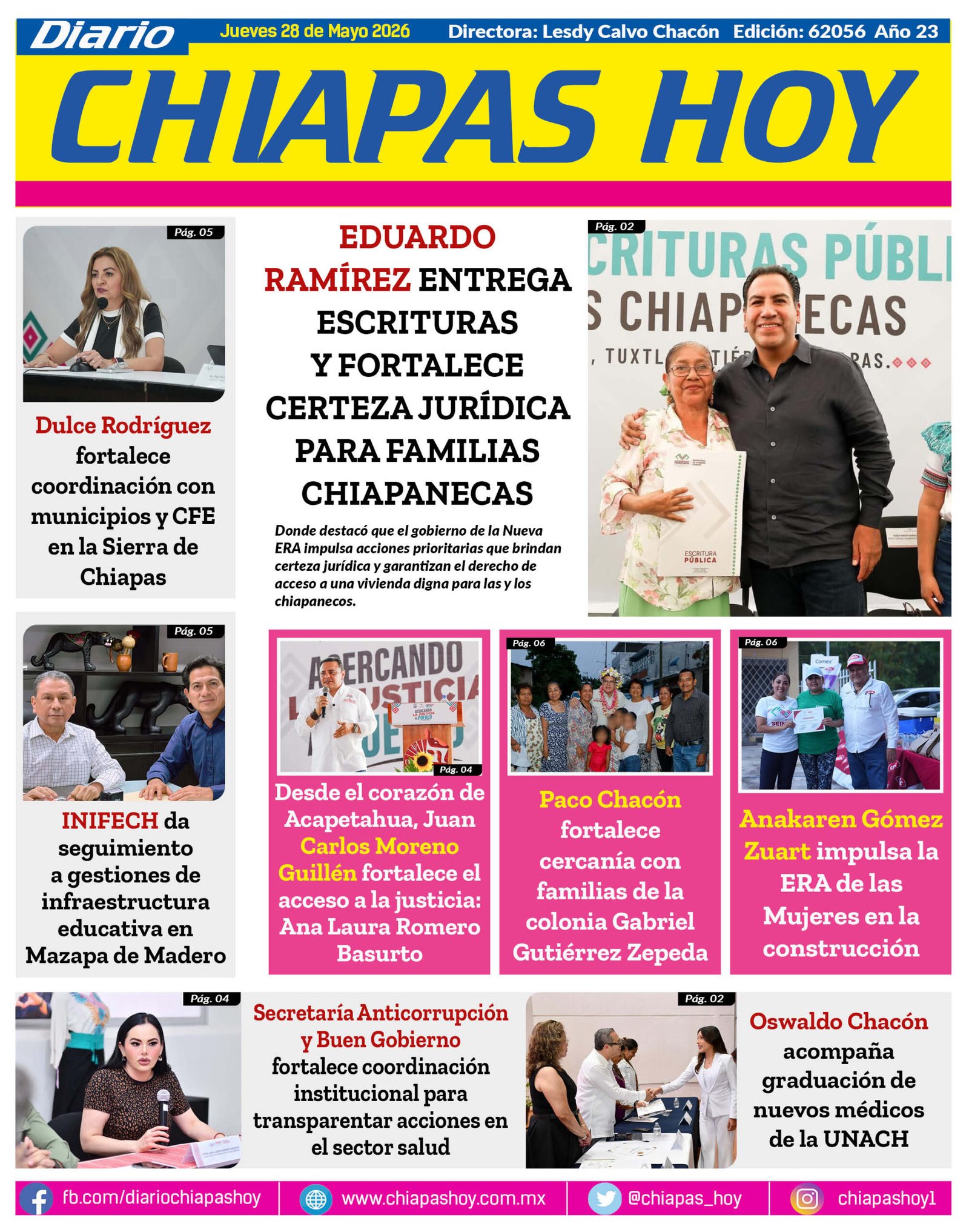 CHIAPAS HOY 28 DE MAYO 2026