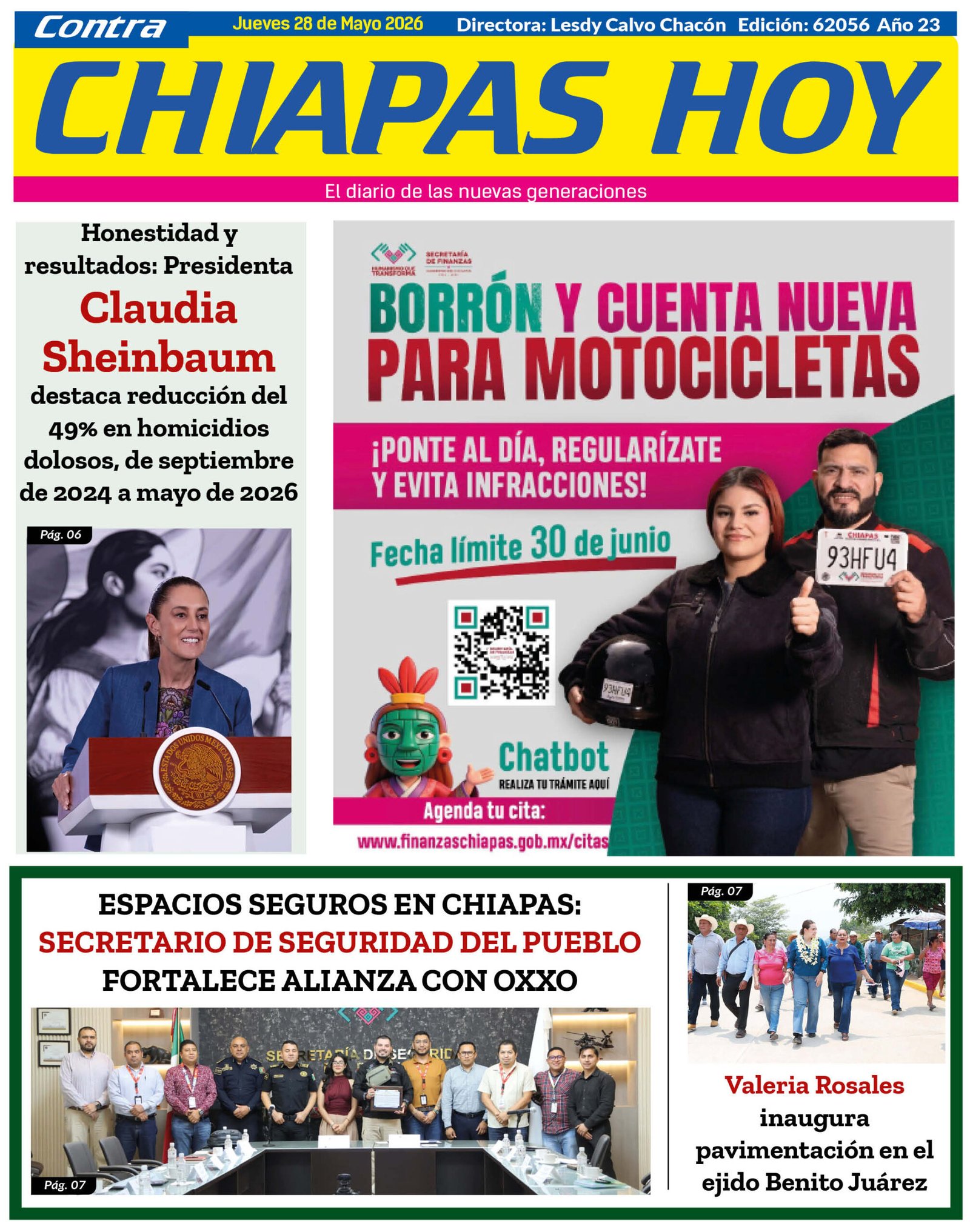 CHIAPAS HOY 28 DE MAYO 20268