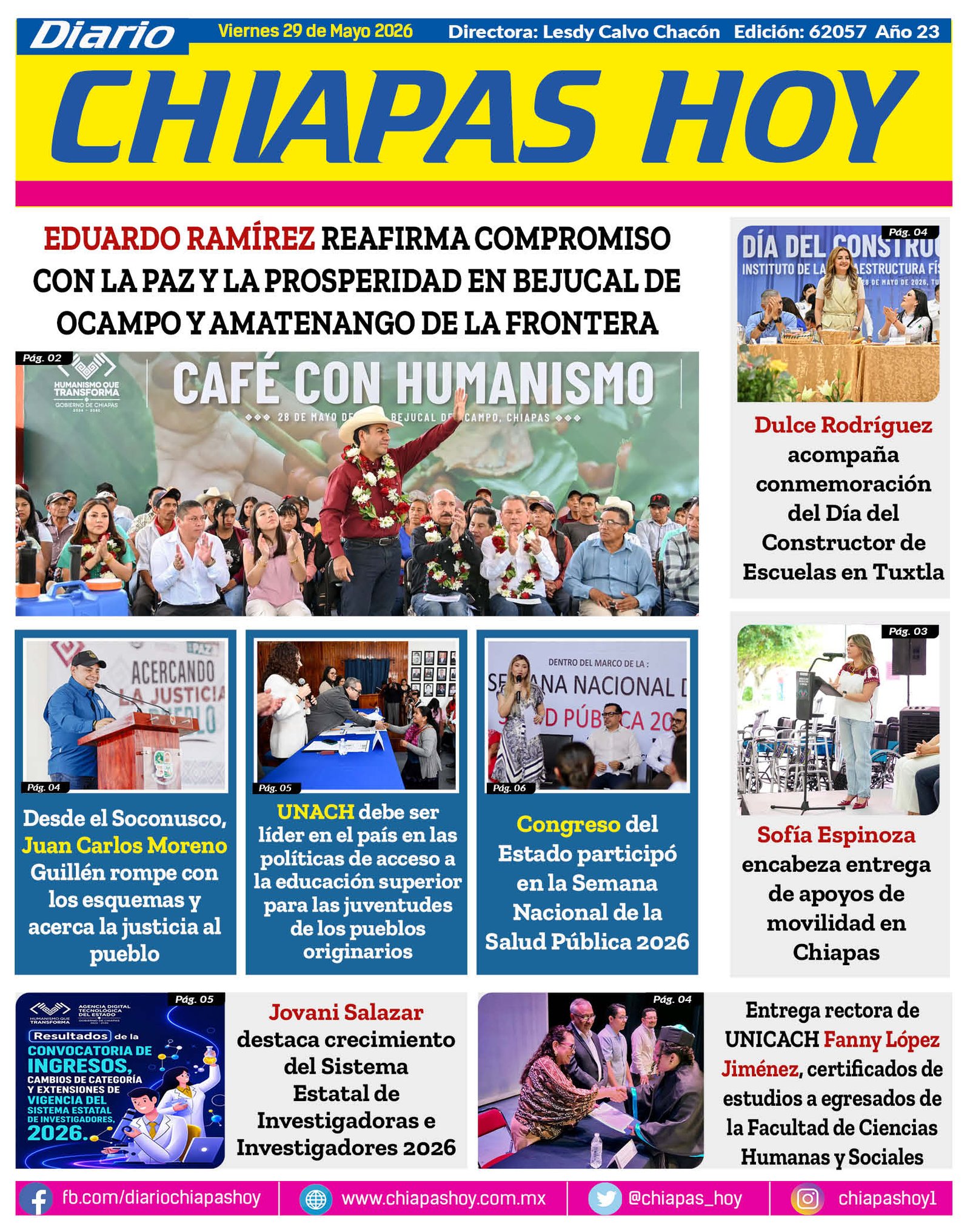 CHIAPAS HOY 29 DE MAYO 2026