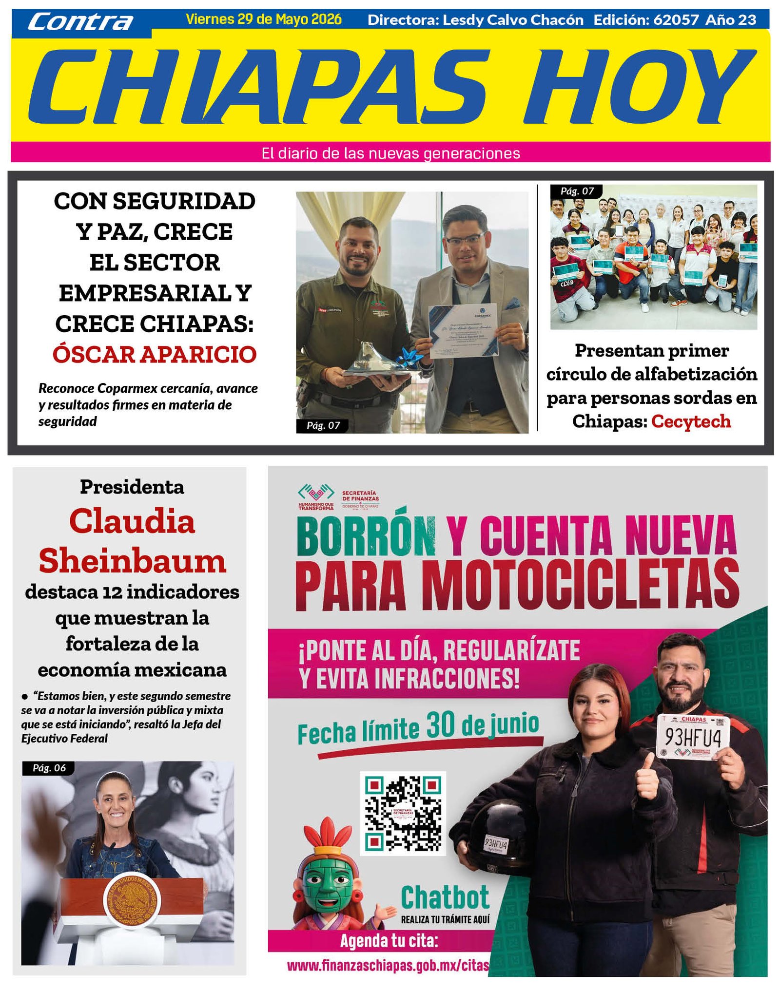 CHIAPAS HOY 29 DE MAYO 20268