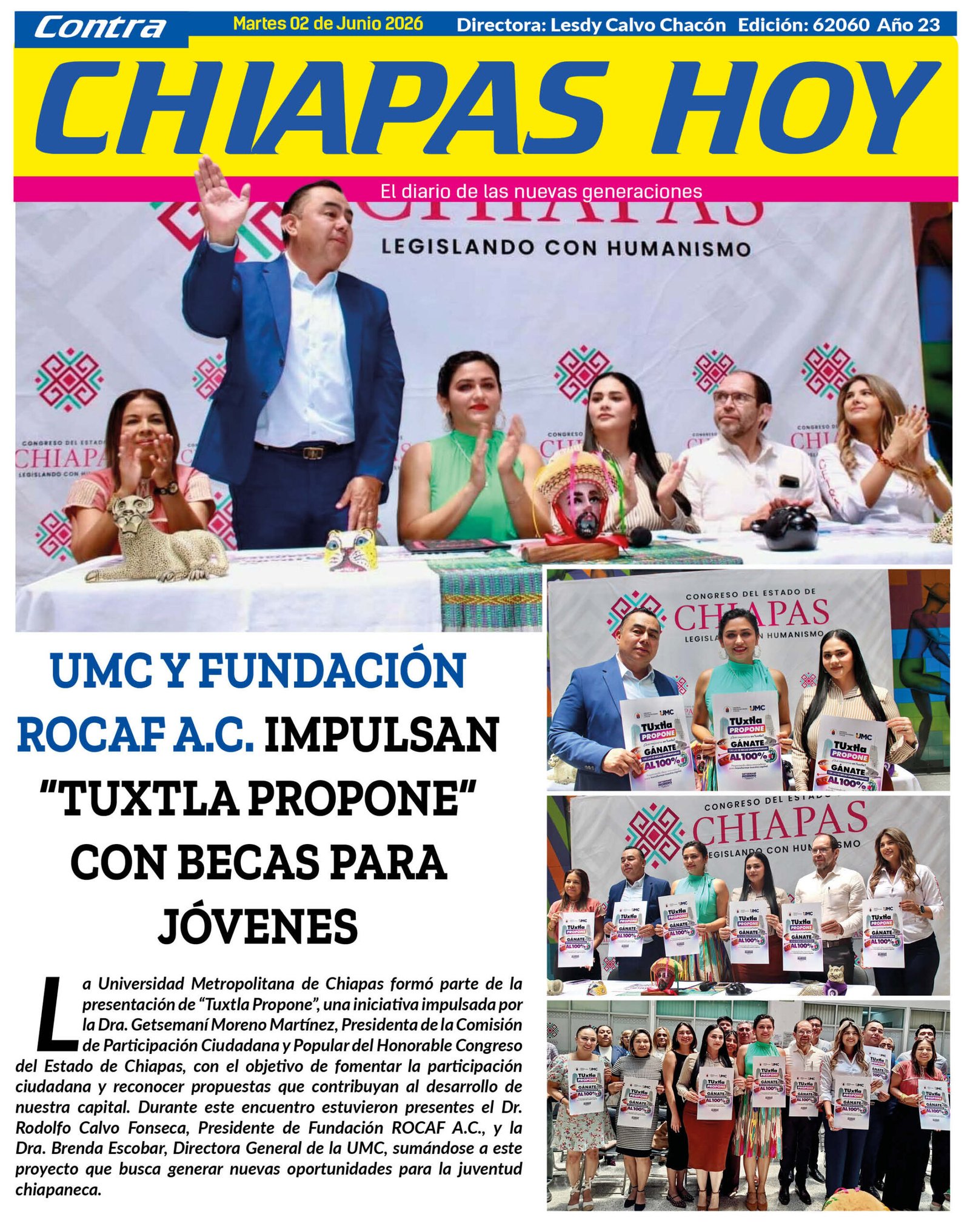 CHIAPAS HOY 02 DE JUNIO 20268
