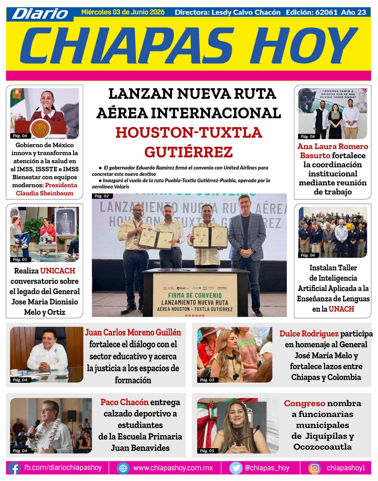 CHIAPAS HOY 03 DE JUNIO 2026