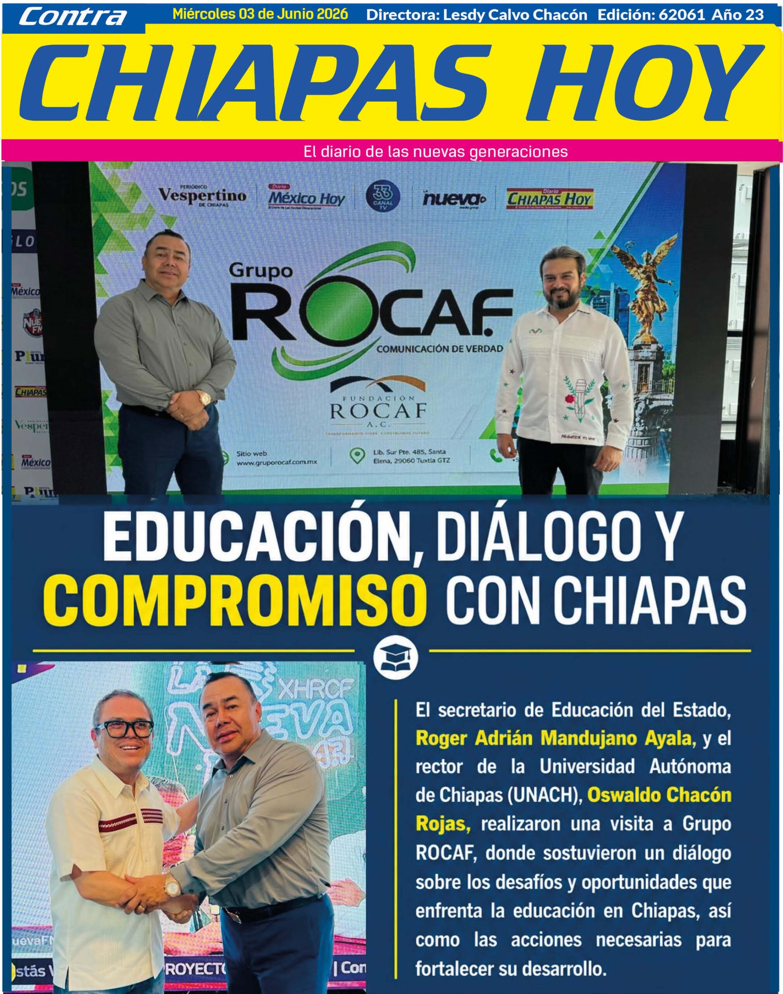 CHIAPAS HOY 03 DE JUNIO 20268