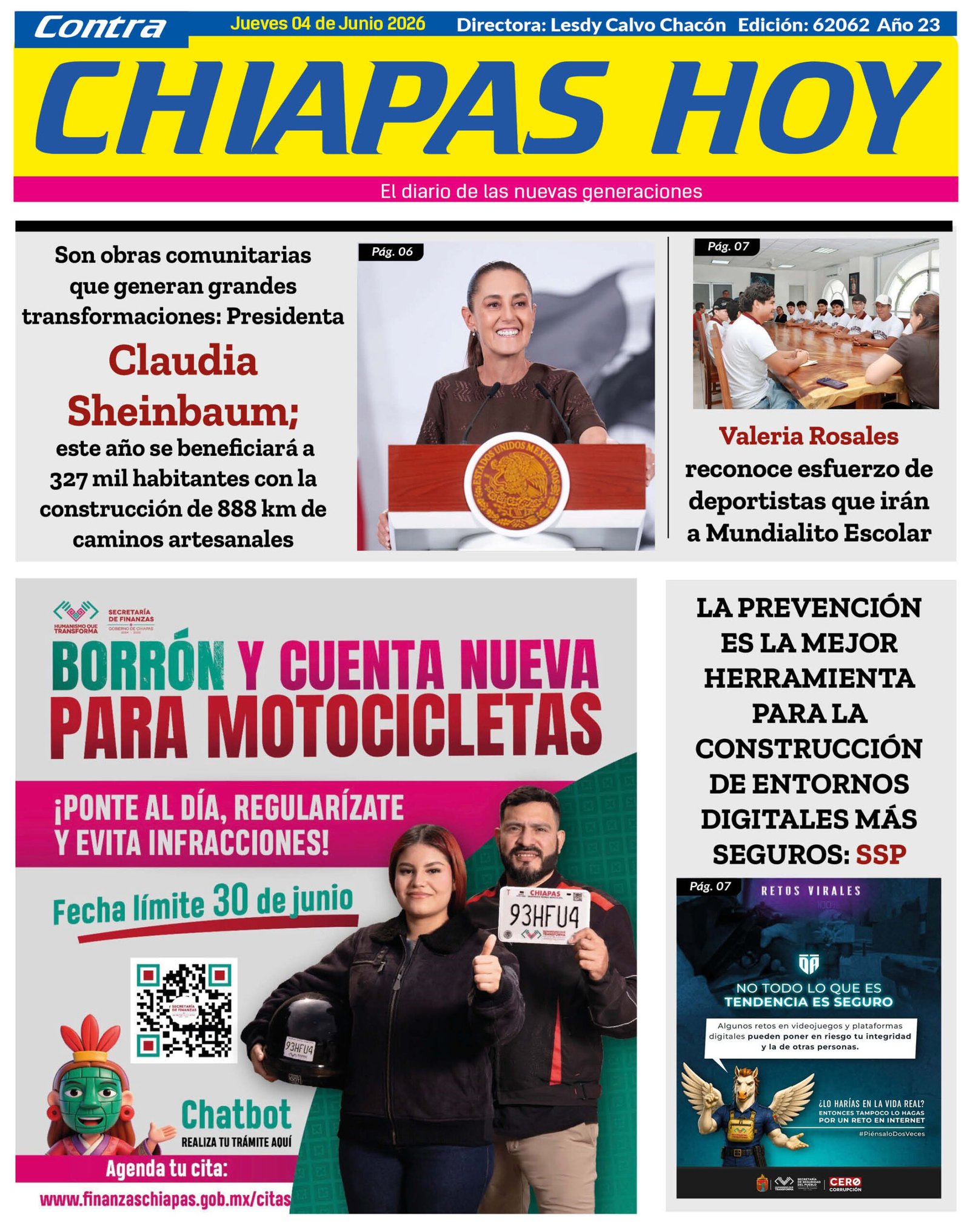 CHIAPAS HOY 04 DE JUNIO 20268