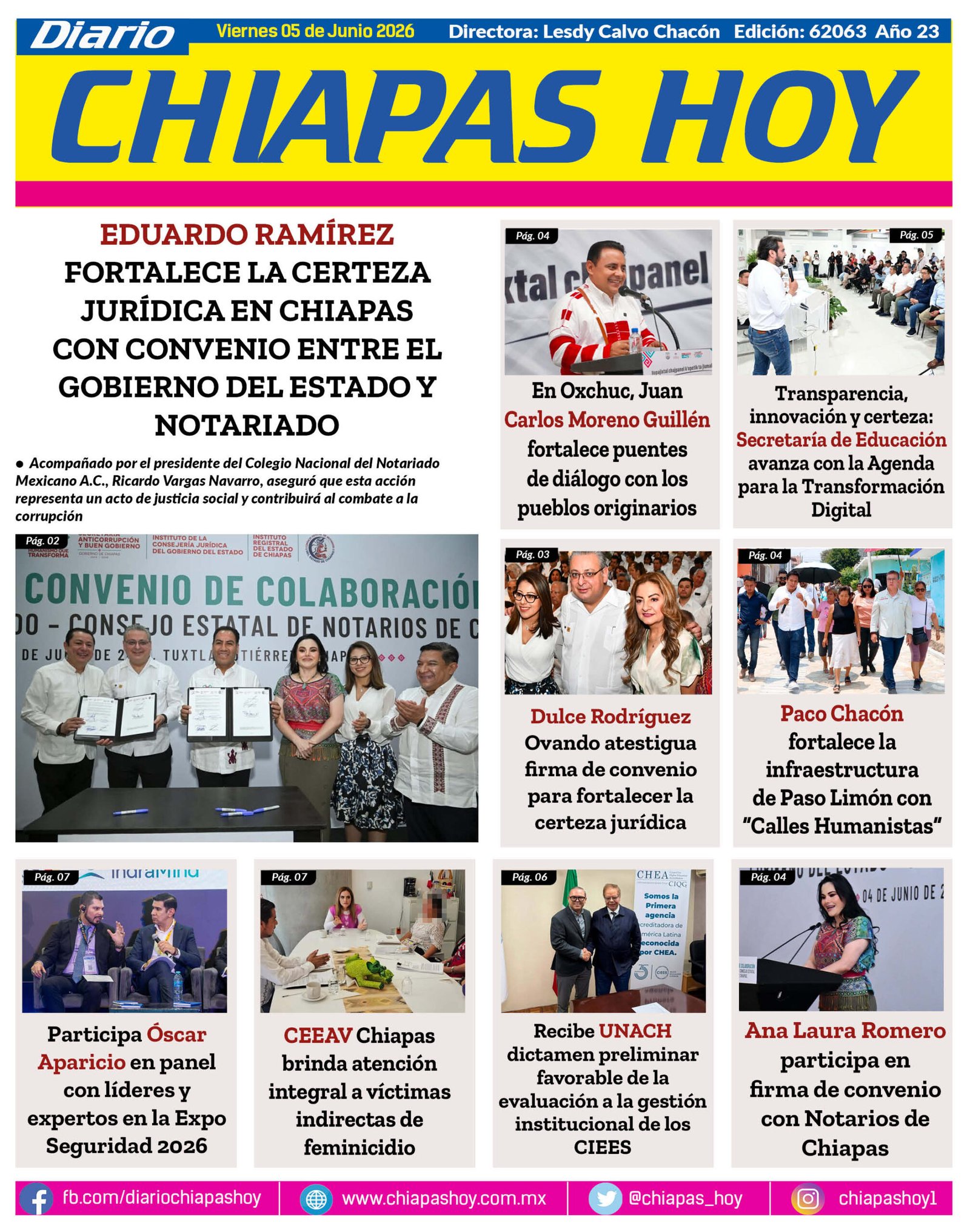 CHIAPAS HOY 05 DE JUNIO 2026