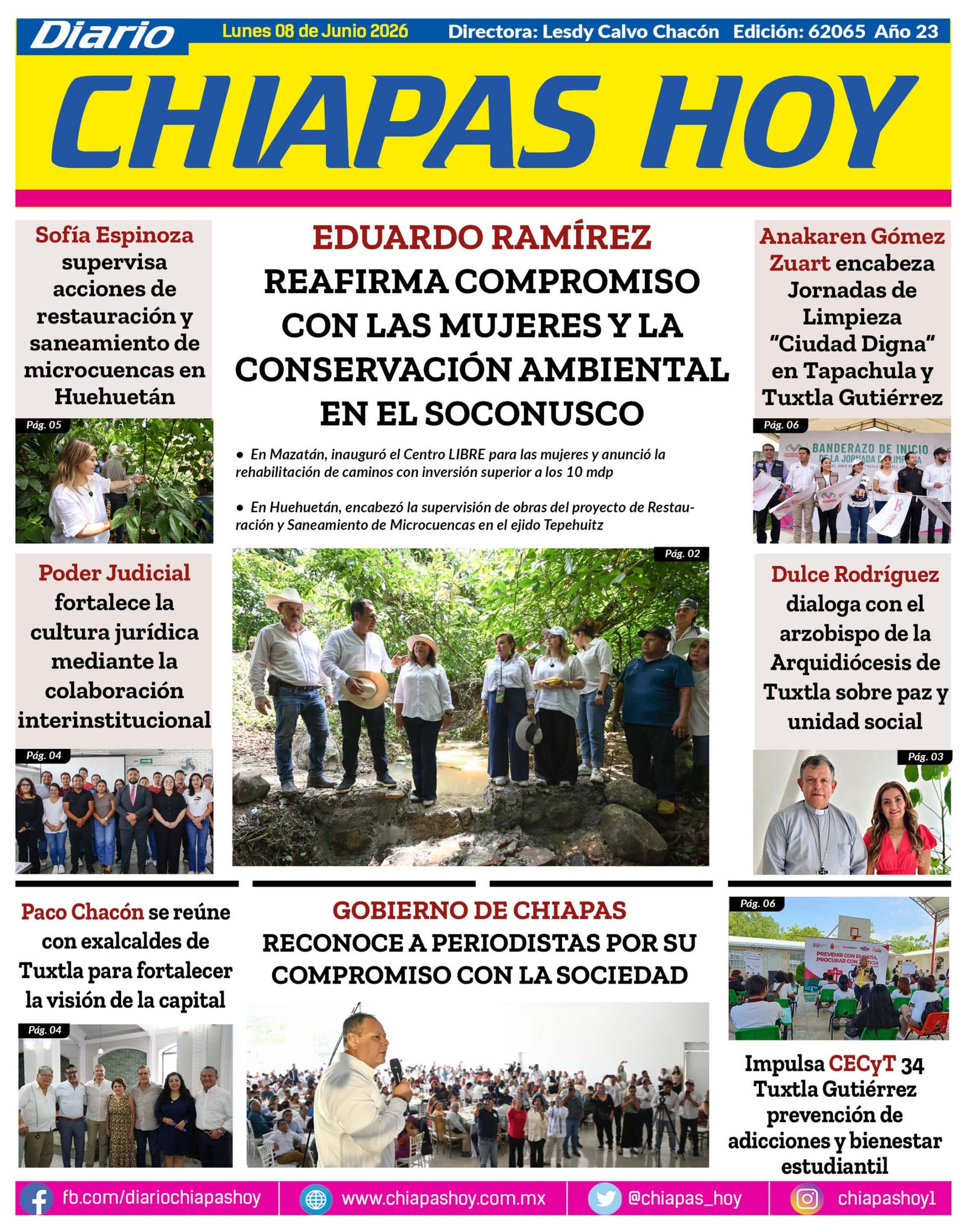 CHIAPAS HOY 08 DE JUNIO 2026