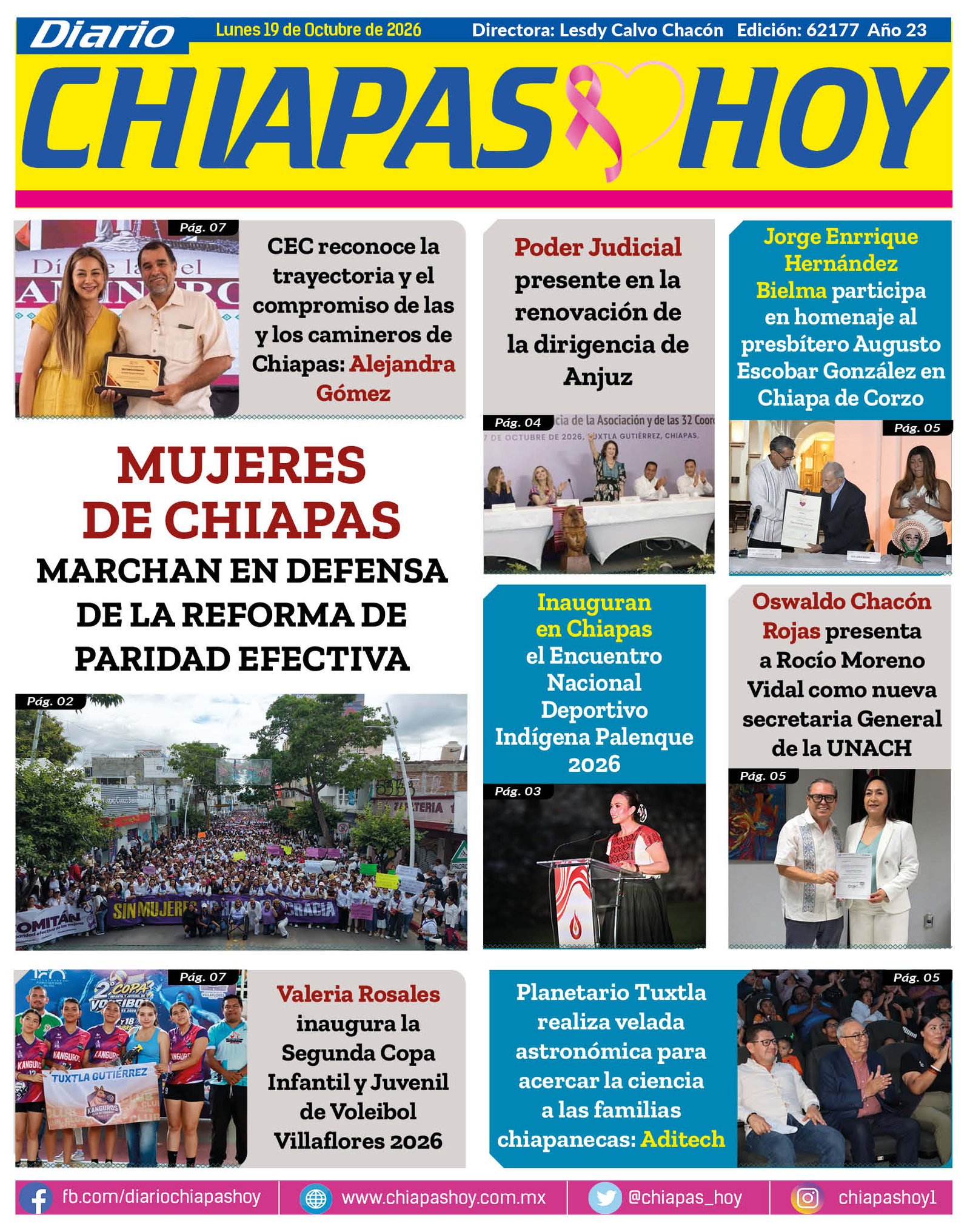 PORTADA CHIAPAS HOY